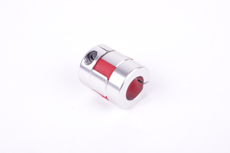 YH10-25-12-14-30 D=25MM D1/D2=12/14MM L=30MM ALUMINUM ACCOUPLEMENT ÉLASTIQUE A MÂCHOIRES