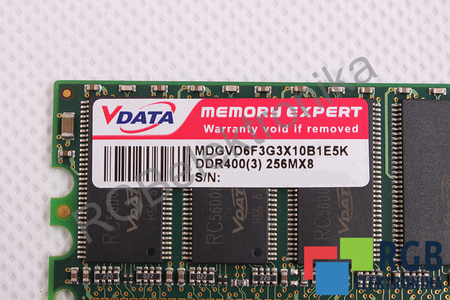 MDGVD6F3G3X10B1E5K V-DATA 256MX8 DDR400