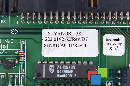 81N810AC01 ATLAS COPCO STYRKORT 2K