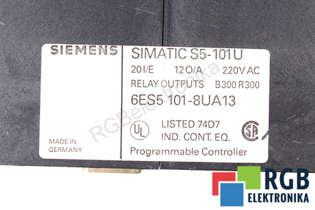 6ES5101-8UA13 SIEMENS SIMATIC S5 101U