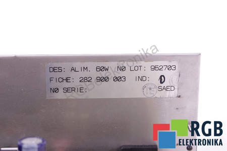282900003D NUM ALIM BARD POWER SUPPLY 60W POUR 1062T
