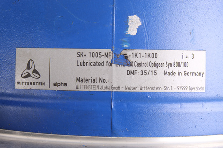 HG+100S-MF1-3-6K1-1K00 WITTENSTEIN 3I RÉDUCTEUR