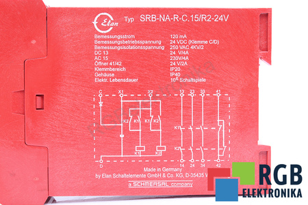 SRB-NA-R-C.15/R2-24V ELAN RELAIS DE SÉCURITÉ