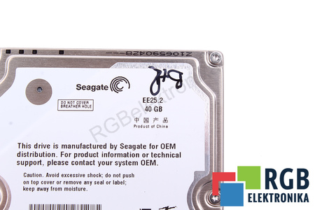 EE25.2 SEAGATE 9DHA31-750 40GB, 2.5"