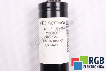 CONDENSATEUR ALS31A1048XX AEROVOX BHC 470UF, 420VDC