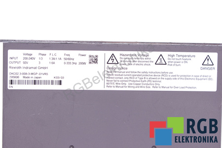DKC02.3-008-3-MGP-01VRS BOSCH REXROTH FWA-ECODR3-MGP-01VRS-MS