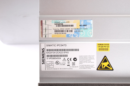 6AG4104-2CA22-0FX0 SIEMENS SIMATIC RACK PC IPC547D