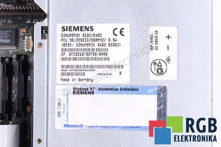 6FC5210-0DF05-0AA0 SIEMENS SINUMERIK PCU 50 VERSION B