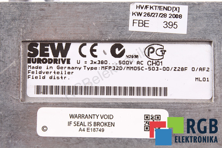 MFP32D/MM05C-503-00/Z28F SEW EURODRIVE