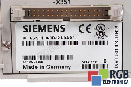 6SN1118-0DJ21-0AA1 SIEMENS SIMODRIVE 611