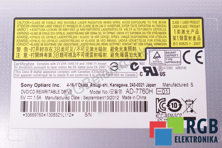 AD-7760H SONY DVD/CD-ROM