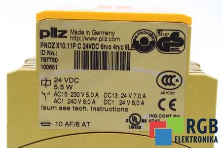 PNOZX10.11PC PILZ 787750 RELAIS DE SÉCURITÉ