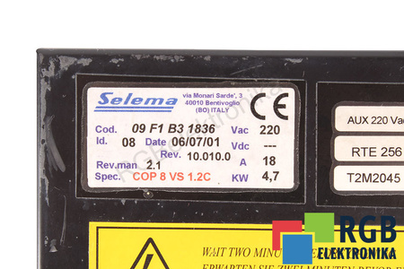 09F1B31836 SELEMA F1 FORMULA