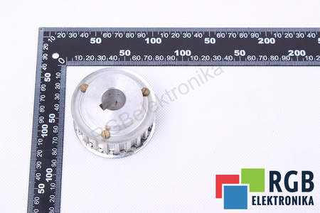 POULIE DENTÉE 19X62X27MM Z=20 RAINURE 6X2MM