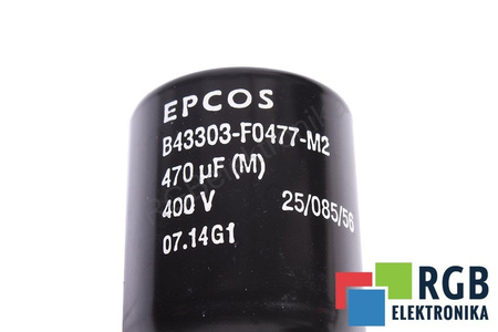 CONDENSATEUR B43303-F0477-M2 EPCOS 470UF, 400V