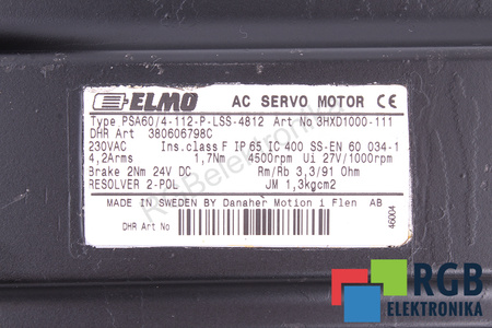 PSA60/4-112-P-LSS-4812 ELMO MOTION CONTROL