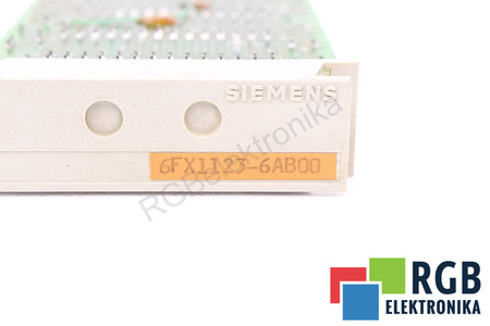 6FX1123-6AB00 SIEMENS SINUMERIK 8