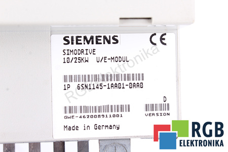 6SN1145-1AA01-0AA0 SIEMENS SIMODRIVE 611 VERSION D