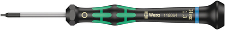 TOURNEVIS HEXAGONAL HEX-PLUS DE PRÉCISION 05118064001 WERA 2054 40MM, 1.3MM