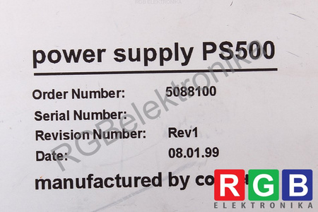 PS500 REV.1 KRAUSS MAFFEI