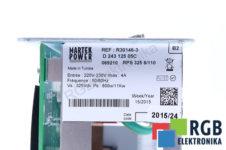 R30146-3-B2 MARTEK POWER RPS R30146-3 RPS3258/110