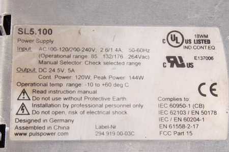SL5.100 PULS SL5 ALIMENTATION