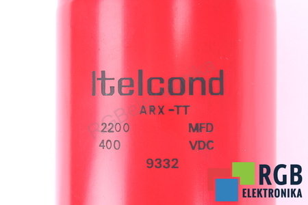 CONDENSATEUR ARX-TT ITELCOND 400VDC, 2200UF
