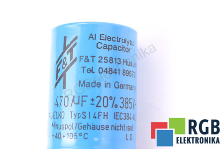 CONDENSATEUR 470UF 385VDC F&T SI4PH