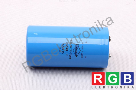 CONDENSATEUR EF 450 Y 2200 LECLANCHE 2200UF, 450V