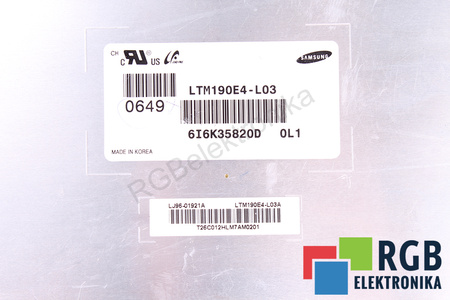 LTM190E4-L03 SAMSUNG 19" MATRICE LCD