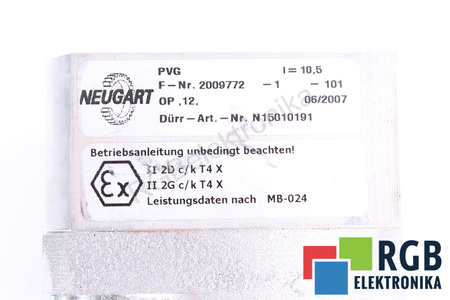 N15010191 NEUGART I=10.5 RÉDUCTEUR