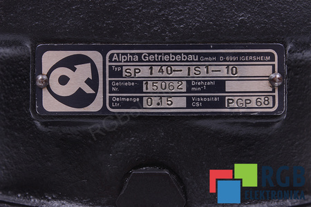 SP140-IS1-10 ALPHA GETRIEBEBAU RÉDUCTEUR