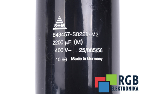 CONDENSATEUR B43457-S0228-M2 S+M 2200UF, 400V