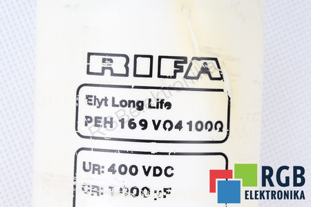 CONDENSATEUR PEH169VO4100Q RIFA 1000UF, 400V
