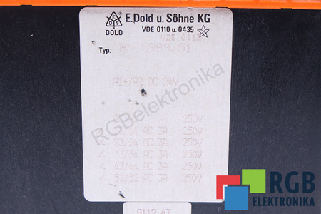 BN5989.51 DOLD RELAIS DE SÉCURITÉ