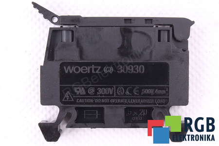 BORNIER PORTE-FUSIBLE 30930 WOERTZ