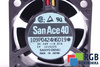 A90L-0001-0385#A FANUC 109P0424H6D19 40X40X20MM, 24V VENTILATEUR
