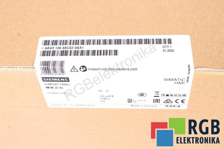 6AV2124-0XC02-0AX1 SIEMENS SIMATIC HMI TP2200 COMFORT PANNEAU POUR ORDINATEUR