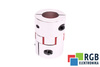 YH10-65-35-35-90 D=65MM D1=D2=35MM L=90MM ALUMINIUM ACCOUPLEMENT ÉLASTIQUE A MÂCHOIRES