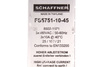 FS5751-10-45 SCHAFFNER FILTRE