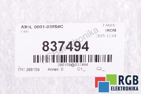 A90L-0001-0385#C FANUC 9WF0424H6D03A 40X40X20MM, 24V VENTILATEUR