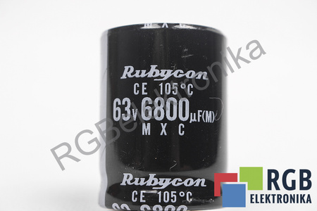 CONDENSATEUR MXC RUBYCON 6800UF, 63VDC