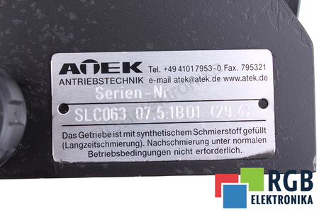 SLC06307.5:1B01 ATEK 29:4 RÉDUCTEUR