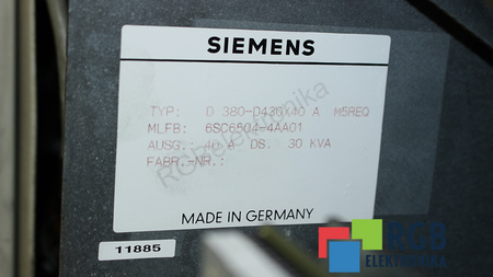 6SC6504-4AA01 SIEMENS SIMODRIVE 650 D380-430/40