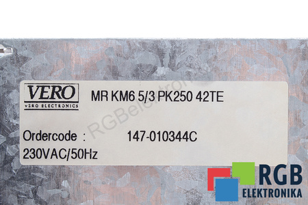 MRKM65/3PK25042TE VERO 147-010344C 230VAC RACK