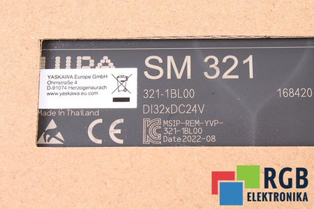 321-1BL00 YASKAWA VIPA SM321 ÉQUIVALENT POUR 6ES7321-1BL00-0AA0 CARTE D’EXTENSION E/S