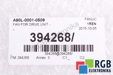 A90L-0001-0509 FANUC 9WF1224H1D03 119X119X38MM, 24V VENTILATEUR
