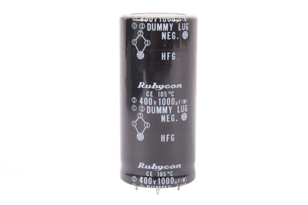 CONDENSATEUR 400HFG1000MBN35X75 RUBYCON 1000UF, 400V, 75MM, 35MM