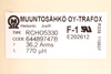 RCHO5330 MUUNTOSAHKO OY 770UH FILTRE D’INDUCTANCE