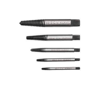 JEU D’EXTRACTEURS POUR VIS A FILETAGE FIN O 3-18 MM 49-A KUKKO